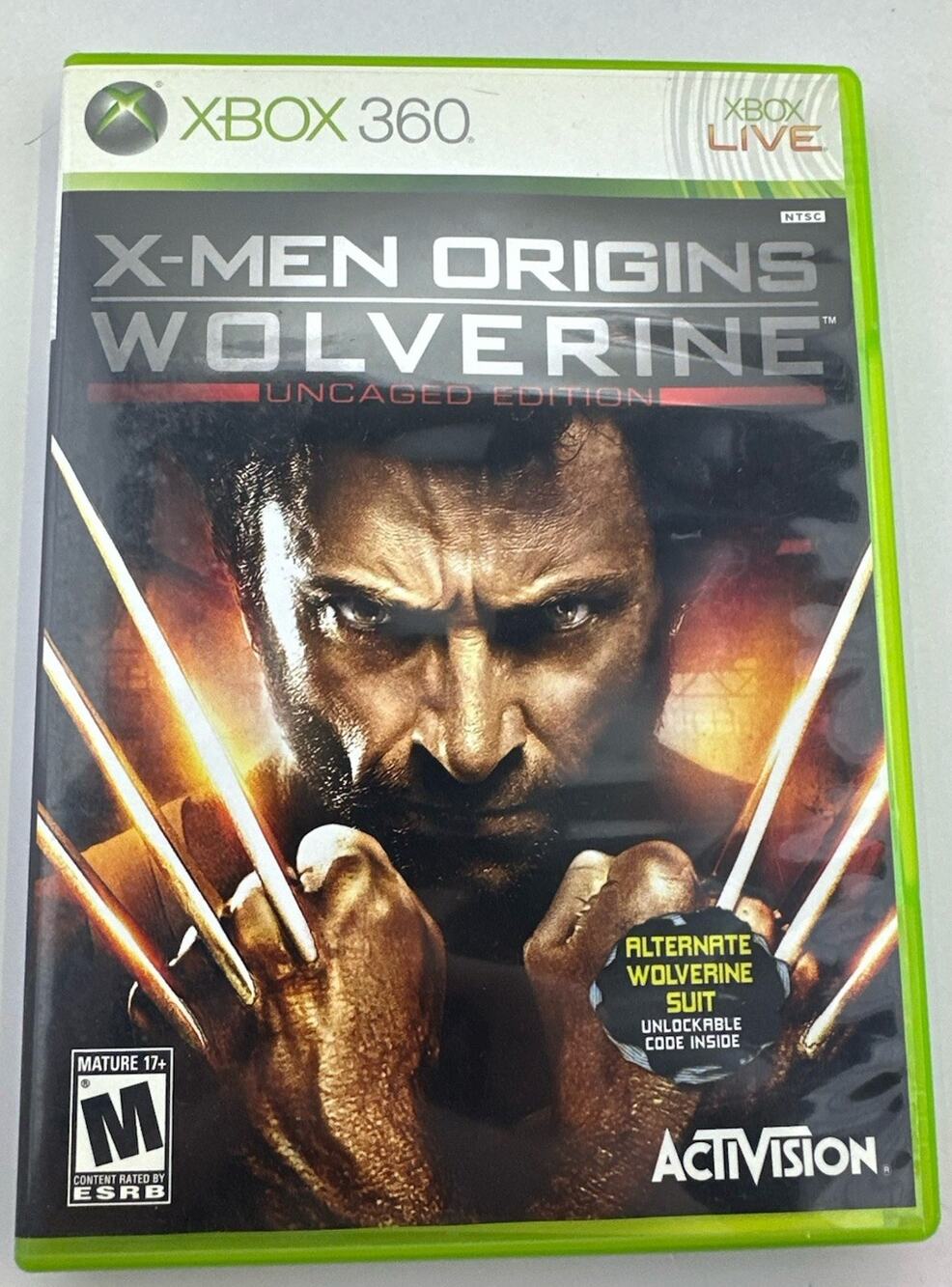 X-Men Origins Wolverine Uncaged Edition Xbox 360 CIB Complete Tested VGC Gaming